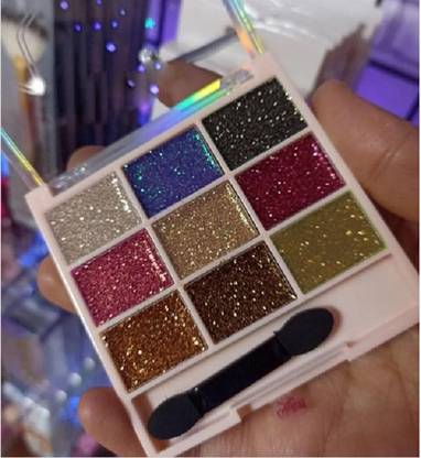 WOONGMI Shimmery Finish Highly Sparkle Glitter Eyeshadow Palette 10 g