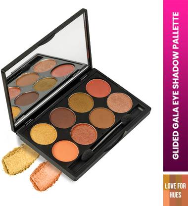 COLORESSENCE Glide on Eyeshadow Palette with 8 Richly Pigmented Matte & Metallic Shades 28 g