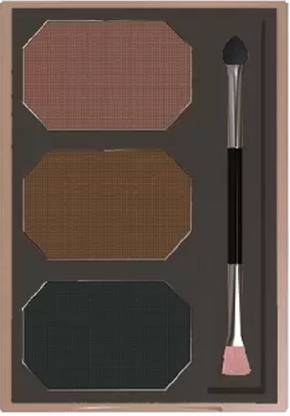 Emijun 3 Shades Eyebrow Drawing Palette 3.6 g