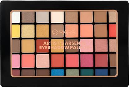 MARS Artist's Arsenal Eyeshadow Palette | Vibrant Colors with Rich Pigmentation 40 g