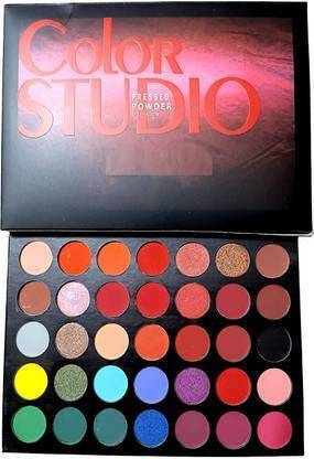 HUDA BABY 35 Shades Color Studio Pressed Powder Eyeshadow Palette Eyeshadow 36 g