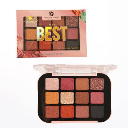 Veeyomee Beauty Best Eyeshadow Palette 12 Highly Pigmented Shades for Bold, Long-Lasting Makeup 17 g