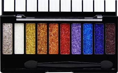 MINIOWN 10 color glitter eyeshadow | high sparkle glitter makeup eyeshadow 13 g