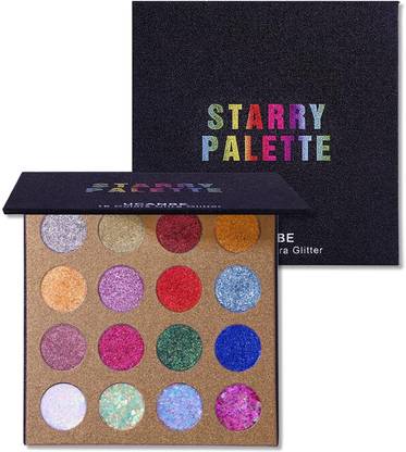 Scheibe UCANBE Pro Glitter - Professional 16 Colors - Chunky & Fine Pressed Glitter 24 g