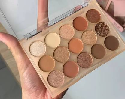 tanvi27 PALETTE 15 COLOR MATTE+SHIMMER+GLITTER EYESHADOW 16 g