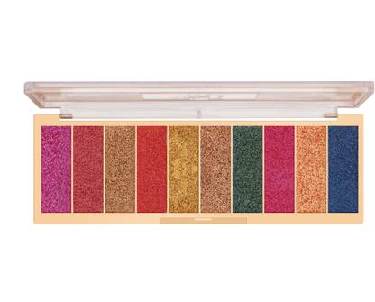 Beauty Berry 10 Multi-Color Long Wearing, Easily Blendable Shimmery Eyeshadow Palette 18 g