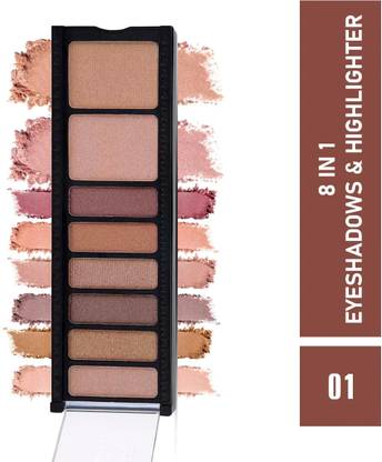 INDIANA HUDA ML 8In1 Eyeshadow & Highlighter Palette Mk-21(01) 12 g