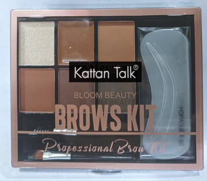 Kattan Talk 6in1 Eyebrow Makeup Kit(4 Eyebrow Powder+ 1 Eyebrow Cream+ 1 Highlighter 9.5 g