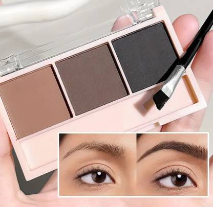 SILDUST High Rendering 3-color Eyebrow Powder Palette 7.2 g