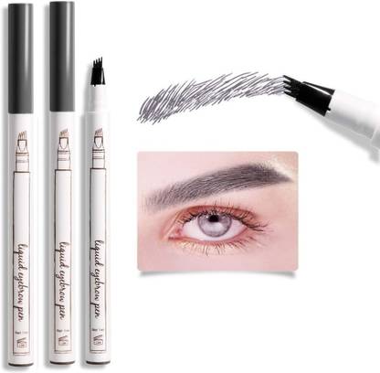 HUZURLU Combo Four Micro-Fork Tips Applicator for Daily Natural Eye Makeup 3 ml 3 ml