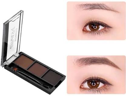 SEUNG Long lasting Eyebrow Drawing Palette 3 Shades With 1 Brush 7.2 g