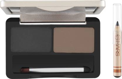 MARS 3 In 1 Eyebrow Powder Palette and Eye Pencile With Brush 6.2 g