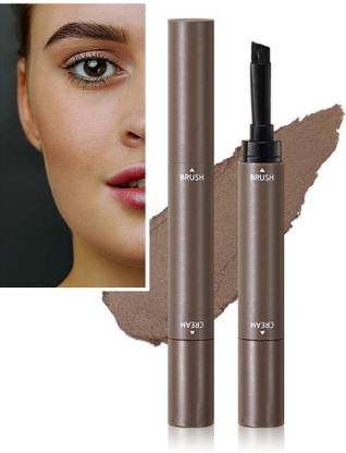 tanvi27 Eyebrow Cream Pen Makeup Waterproof Lasting Not Smudge Eyeliner Dark Brown Pen 1.8 g