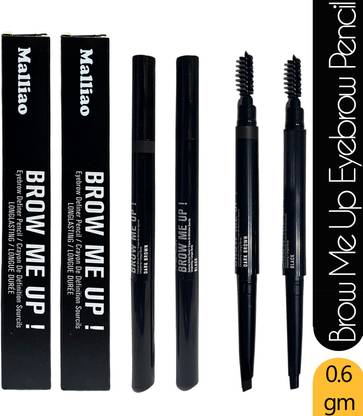 Malliao BEEMALIAO Brow Me Up Eyebrow Pencil (Black+Dark Brown) 0.6 g