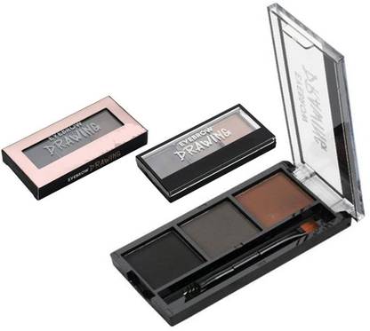 ELIIOUS Eyebrow Drawing Palette 3 Shades With 1 Brush 10 g