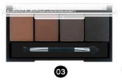 Facejewel Eyebrow Powder Cake With Brush Brow Palette Eyebrow Enhancer Waterproof 4 in 1 9 g