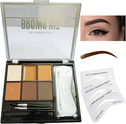 WECHARMERZ Professional Eyebrow Cream & Colour Brows kit Palette 9.5 g