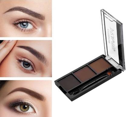 BLUEMERMAID LONG LASTING EYEBROW PALETTE 3 SHADE WITH BRUSH 7.2 g
