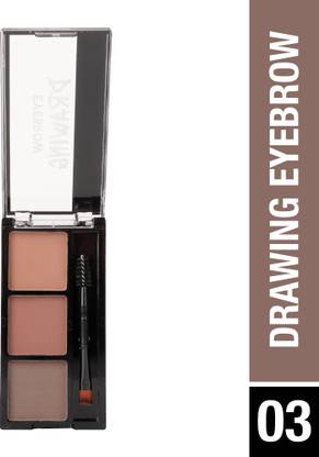 Hilary Rhoda Drawing Eyebrow Palette | 3 Natural Shades & Comes with Spoolie | Waterproof - 7.2 g
