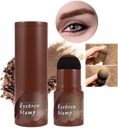 tanvi27 New 2 Colors in 1 Waterproof and Long Lasting One Step Easy Color Brow Stamp 10 g