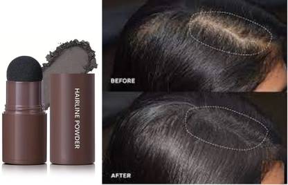 AFARAXIA BLACK colour Hairline Shadow Powder,Stick,Hair 10 g
