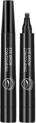 Neycare soft and smooth new perfect liquid jet black eyebrow filer pen perfect pack of 1 2.5 g