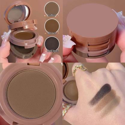 MYEONG 3 in 1 Eyebrow Powder Cake Kit 4.5 g