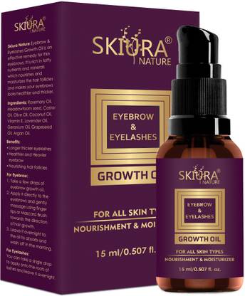 Skiura Nature organic GrowBrow - Eye Brows EyeLash Hair Growth 30 ml