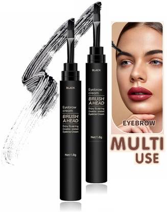 tanvi27 Long Lasting Black Creamy Texture Tinted Sculpted Black Brow Gel Combo 3.6 g