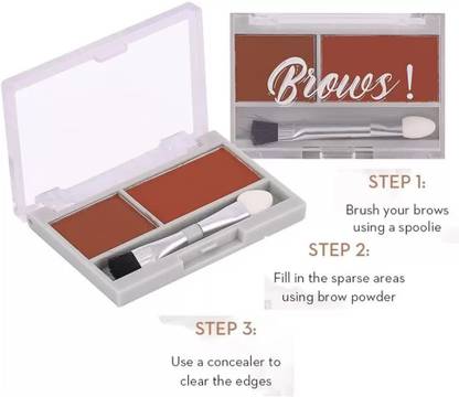 Yuency eyebrow make up palette | brown and black eyebrow 3.6 g