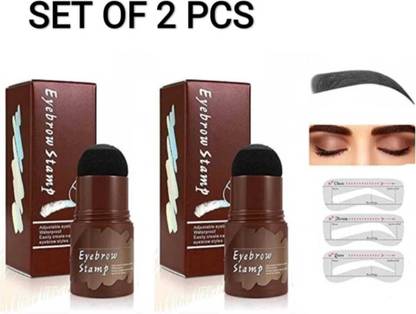 mkldsrh 2 in 1 eyebrow stamp & hair line stamp shadow powder stick hair powder pack of 2 10 g
