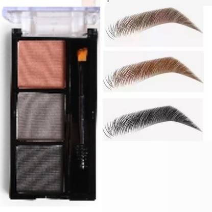 Gonegal Waterproof Natural Look Eyebrow enhancer palette With 3 Shades 7.2 g