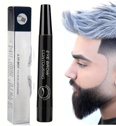 manasona 3D Liquid Eyebrow Enhancing Brow & Beard Pen Smudeproof Waterproof 1 g