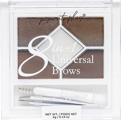Pigment Play 8-In-1 Brow Kit-Universal Brows soap Styler Create 3D Natural & Perfect Eyebrows 4 g