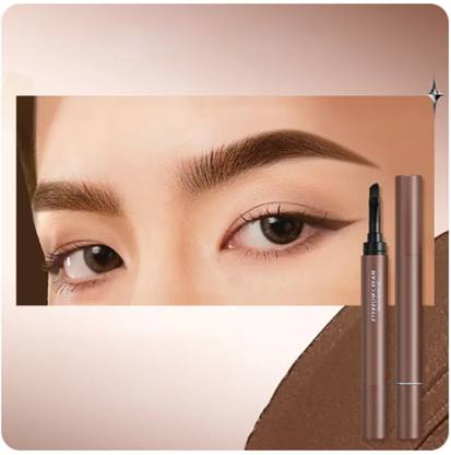 Emijun Best Natural Look Setting Dye EyeBrow Brown Tint Cream Pen with Brush 1.8 g