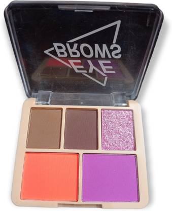 THTC Highly Pigmented & Water proof Eye Shadow & eyebrow Definer Palette 5 g