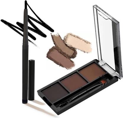 SEUNG SMUDGE PROOF EYE BROW ENHANCER WITH BLACK CRAYON KAJAL 5 g