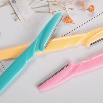 THTC Eyebrow Painless Facial Hair Remover Razor for Face, Women and Men (Pack of 3) 3 g