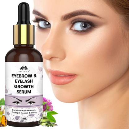INTIMIFY Eyelash and Eyebrow Growth Serum for Longer, Thicker, and Fuller Eyelashes 30 ml