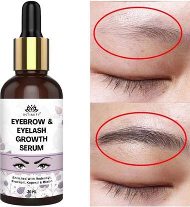 INTIMIFY Eyebrow & Eyelashes Growth Oil, for Thicker, Longer Brows & Lashes 30 ml
