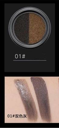 feelhigh Double Color Gecomo Mist Eyebrow Cushion Eyebrow Cream with Brush 0.07 g
