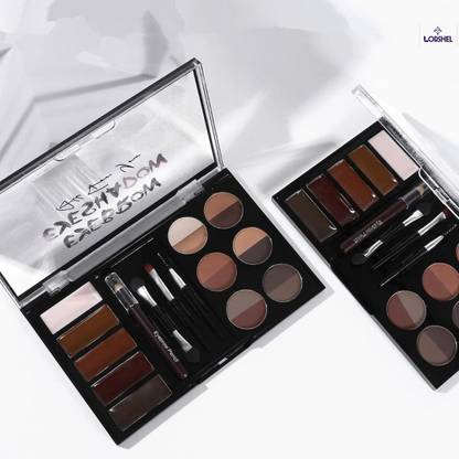 LORSHEL Eyebrow Kit Pro Palette | Smudge Proof, Perfect Shaping - Lightweight Texture 30 g