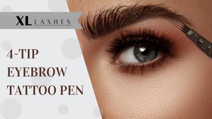 HUZURLU Eyebrow Pen Waterproof Eyebrow Pencil with a Micro-blending-01 1 ml
