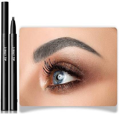 tanvi27 3 Tip Liquid Eyeliner Waterproof Multi Use Liner Pen 1.2 g
