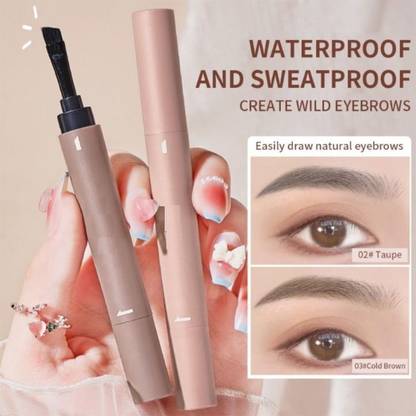 MYEONG 2in1 Sculupting Double-Ended Eyebrow Cream And Brush Combo 3.6 g