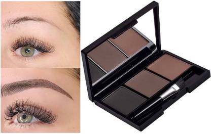Herrlich DEEP PIGMENT EYEBROW PALLET 3 SHADES BEST FOR WOMEN 7.2 g