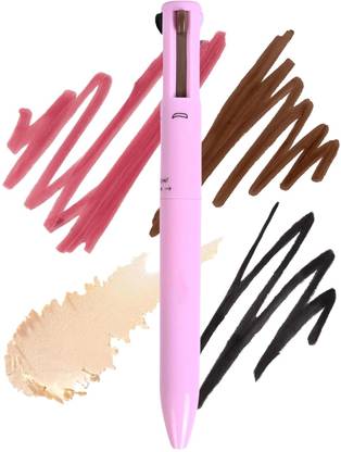 Ekinsu Multi-Use 4-in-1 Makeup Pen – Eyeliner, Lip Liner, Highlighter, Eyebrow Pencil 15 g