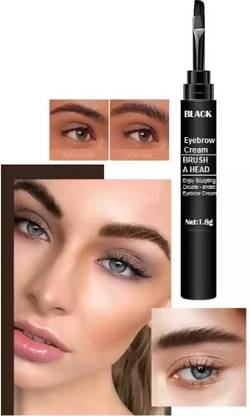 HUZURLU Eyebrow Cream Non-smudge Brow Setting Dye Brows Pen-01 1.8 g