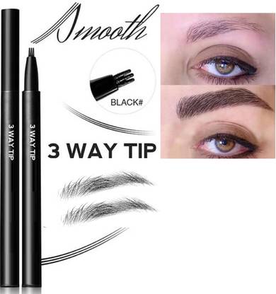 Jiwoo 3 Way Tip Balck Multi Use Eyebrow Pen 1.2 g