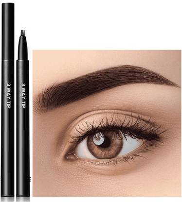 tanvi27 3 Way Tip Liquid Eyeliner Waterproof Multi Purpose Liner 1.2 g